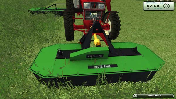 Мод Deutz Fahr KM 3.27 для Farming / Landwirtschafts Simulator 2013